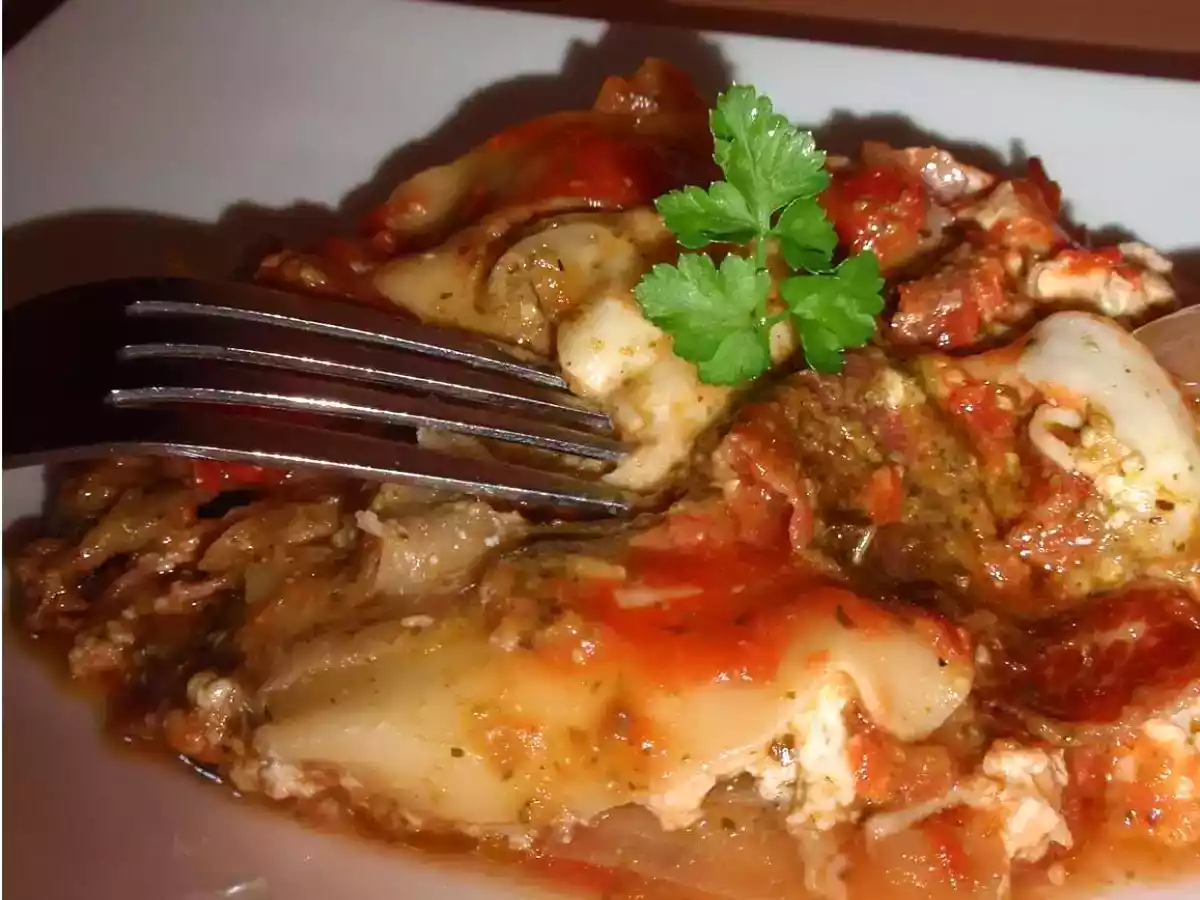 Lasagnes jambon cru, pesto & mozzarella - photo 3