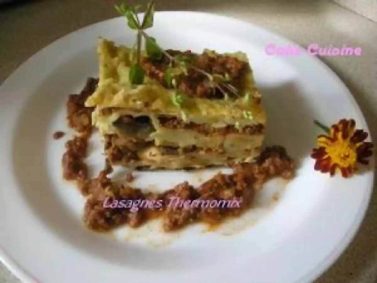 Lasagnes légères au Thermomix