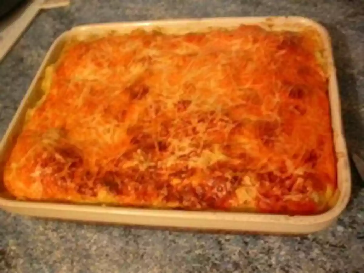 Lasagnes paprika piment d'espelette à la viande et aux légumes au Cumin