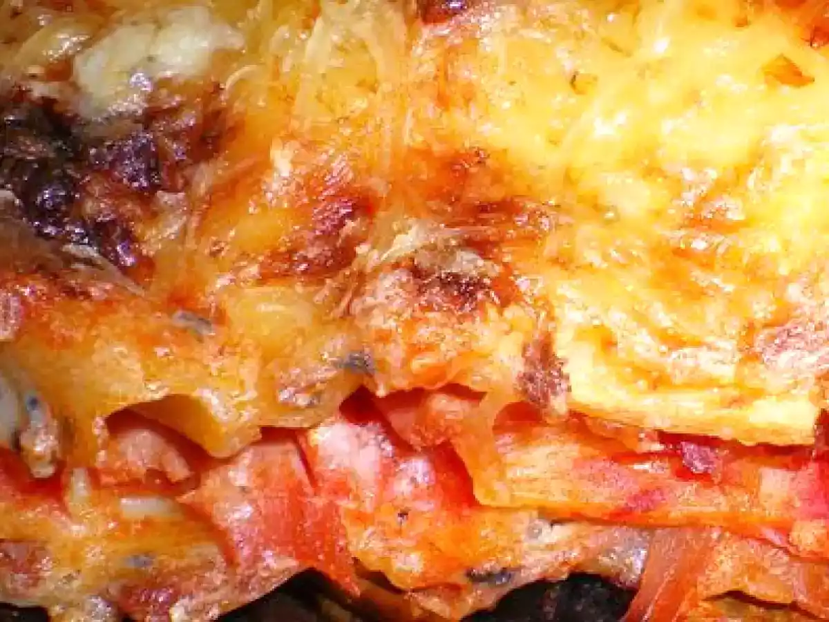 Lasagnes rapides au bleu et au bacon