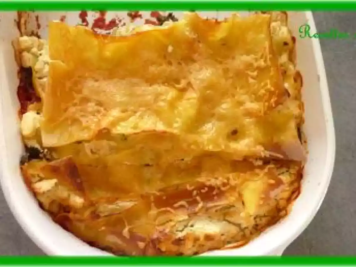 LASAGNES RAPIDES AUX BLETTES, FÊTA, LARDONS ET TOMATES - photo 3