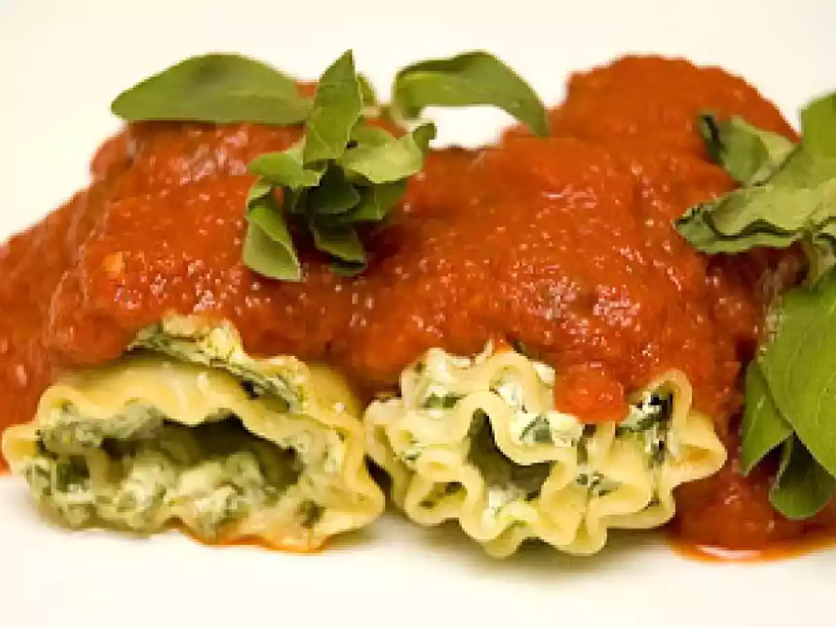 Lasagnes roulés au tofu