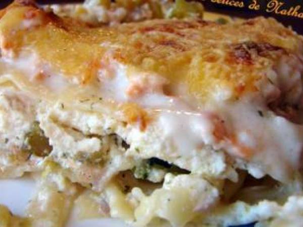 Lasagnes saumon-courgettes