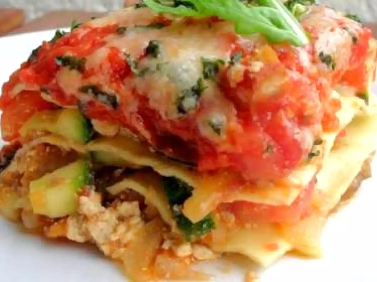 Lasagnes Végétariennes aux Légumes & Tofu