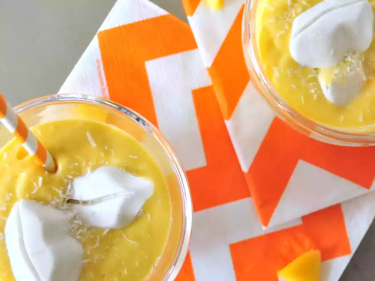 Lassi végan à la Mangue & glaçon coco cardamome - photo 3