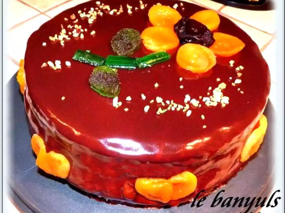 LE BANYULS ( entremets du chef J-Michel PERRUCHON .M-O-F)