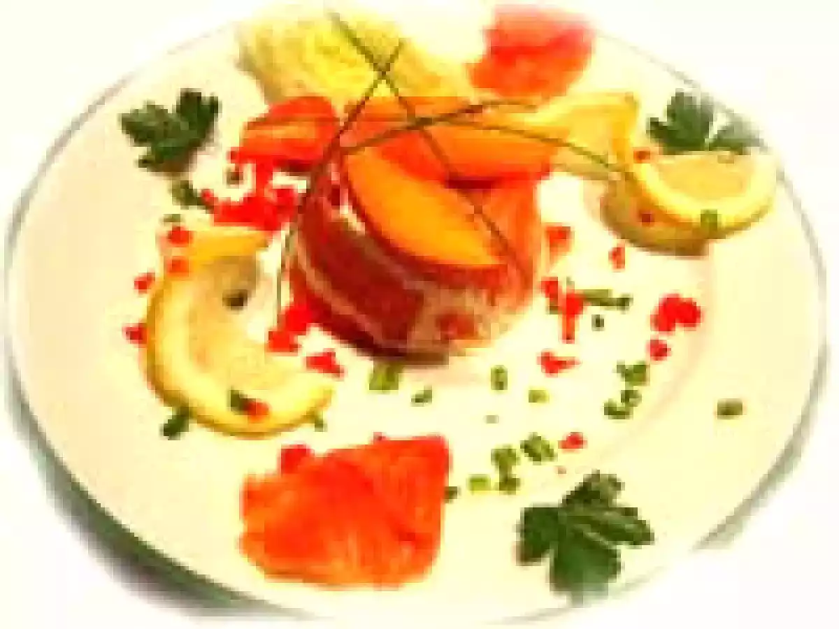 Le Bavarois de truite fumée