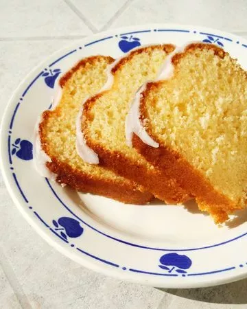 Le cake au citron / mascarpone glaçage citron (Christophe Felder)