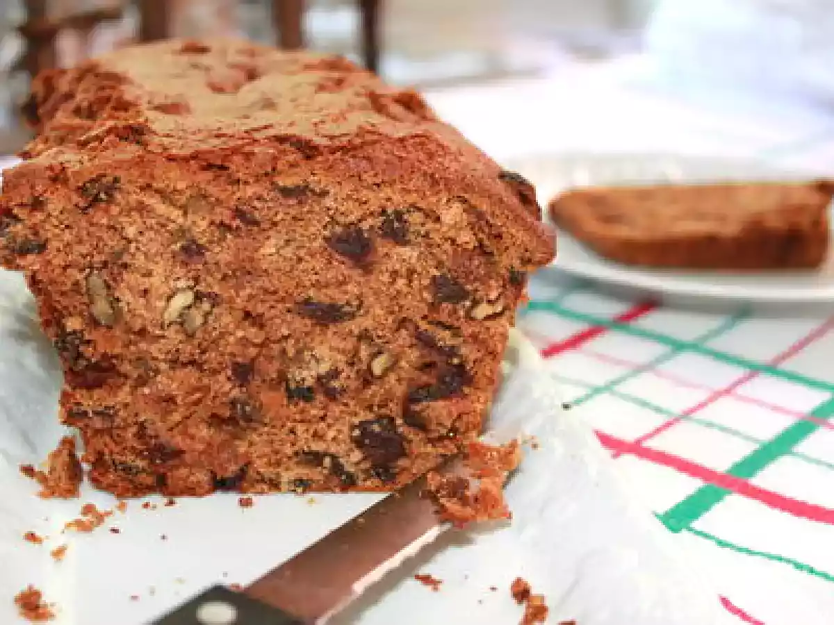 Le cake dattes et raisins de Susy