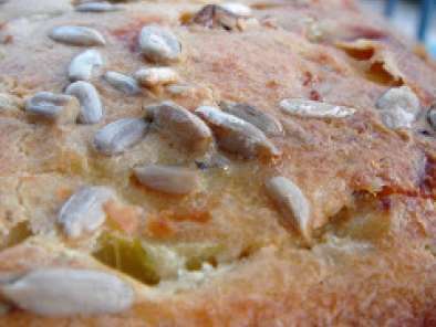 Le cake multigraines mimolette - poulet - courgettes, photo 4