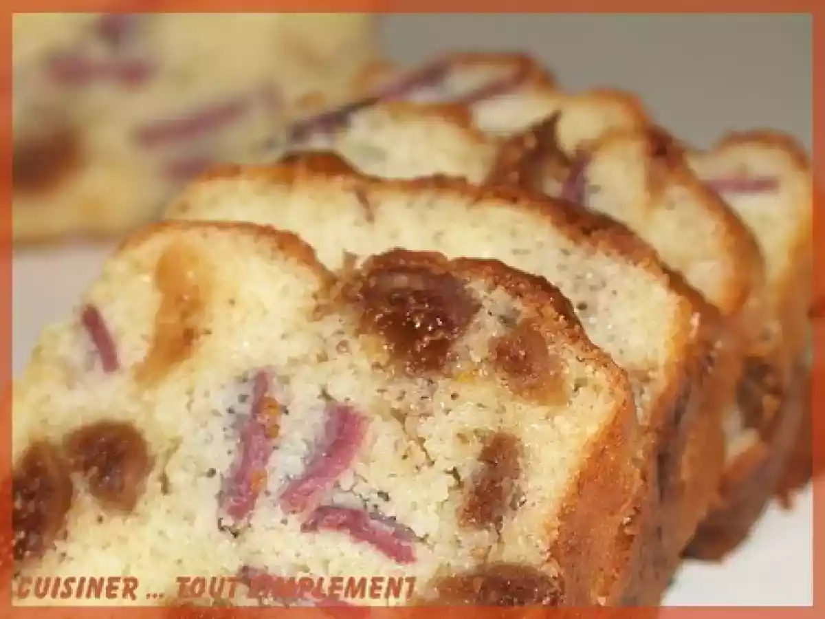 Le Cake ( salé ) du Réveillon ....