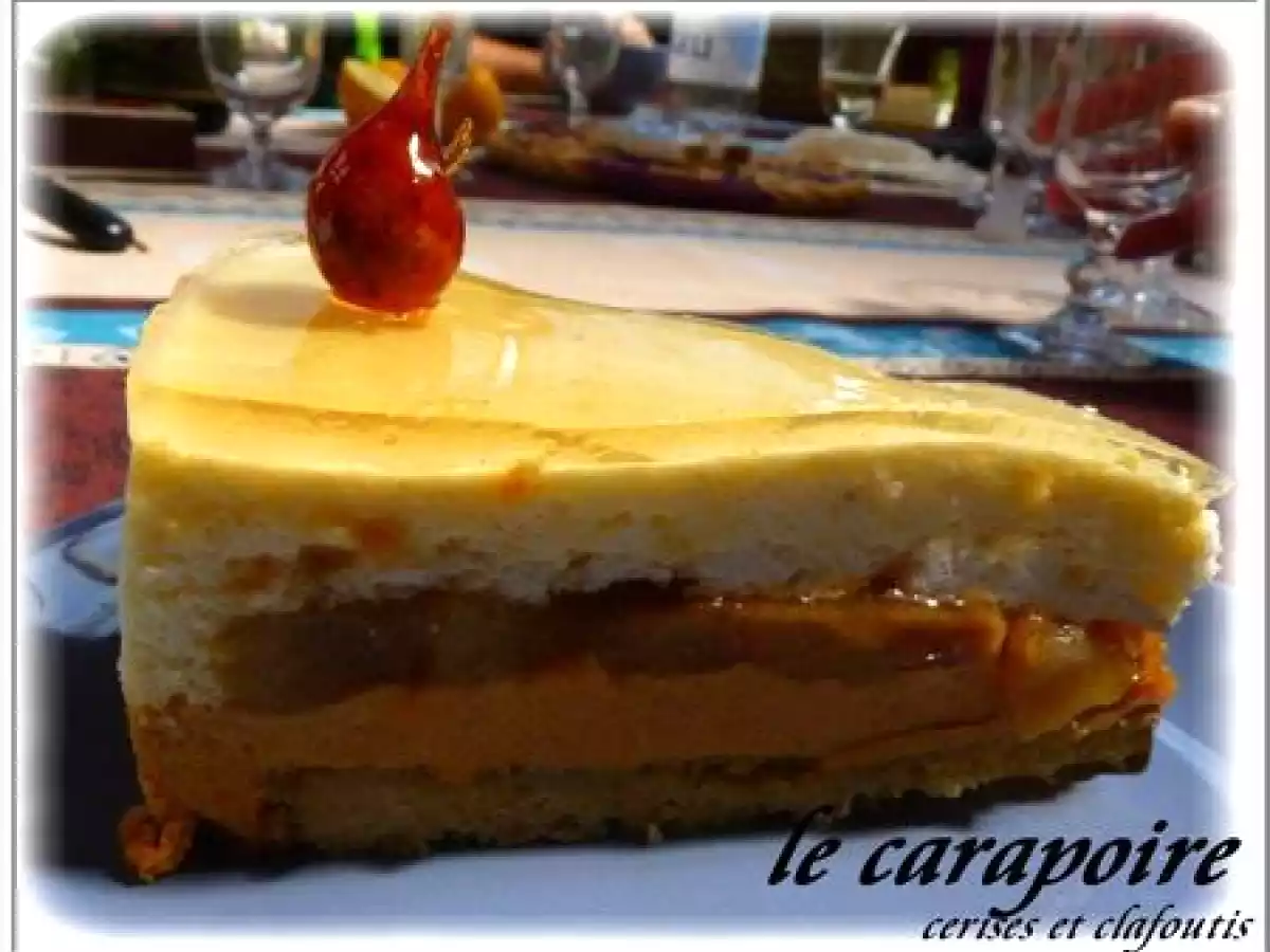 LE CARAPOIRE ( entremet noisettes/poires/caramel ) - photo 2