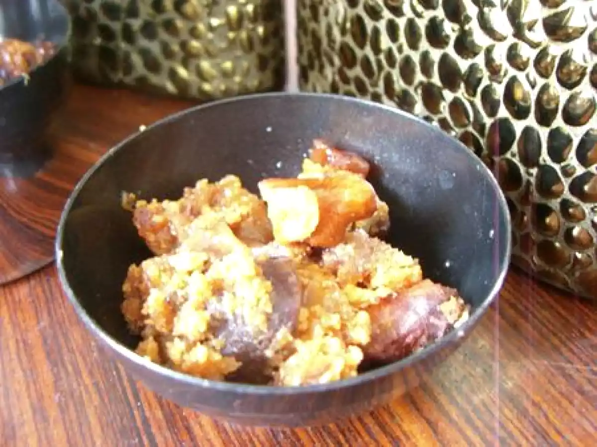 Le crumble de figues aux noix de chez picard