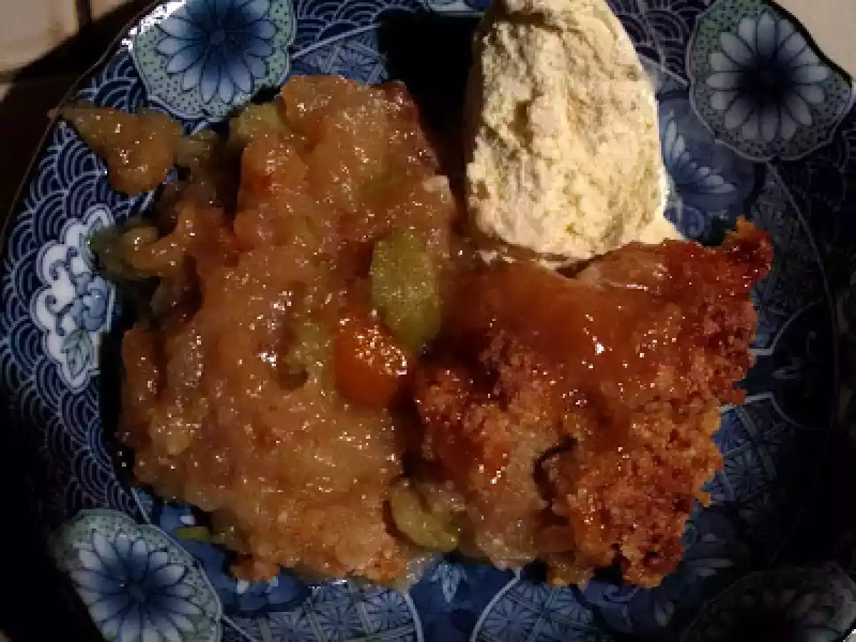 Le crumble pommes rhubarbe mirabelles - photo 2