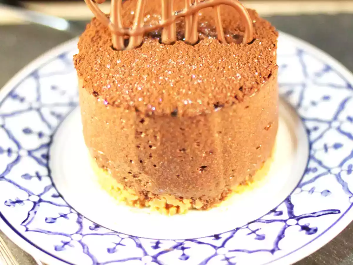 Le Délice { entremet individuel chocolat, spéculoos }