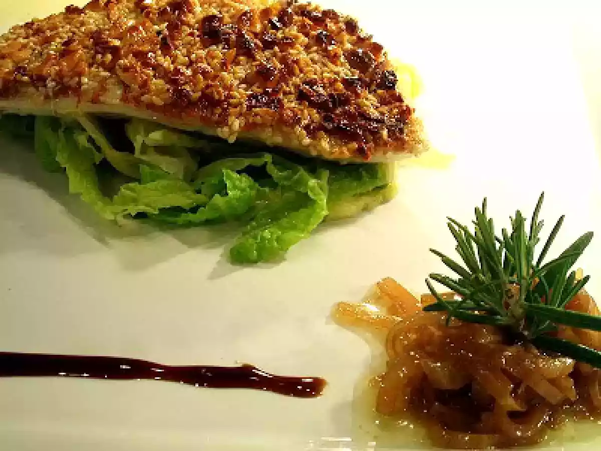 Le filet de rouget et les cacahuètes