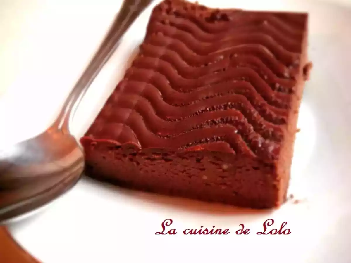 Le fondant au chocolat et mascarpone
