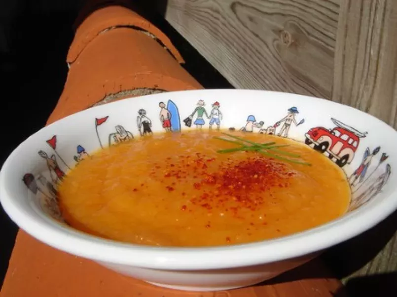 Le froid revient, soupe de carottes au beaufort, un régal pour mes zèbres ! - photo 2