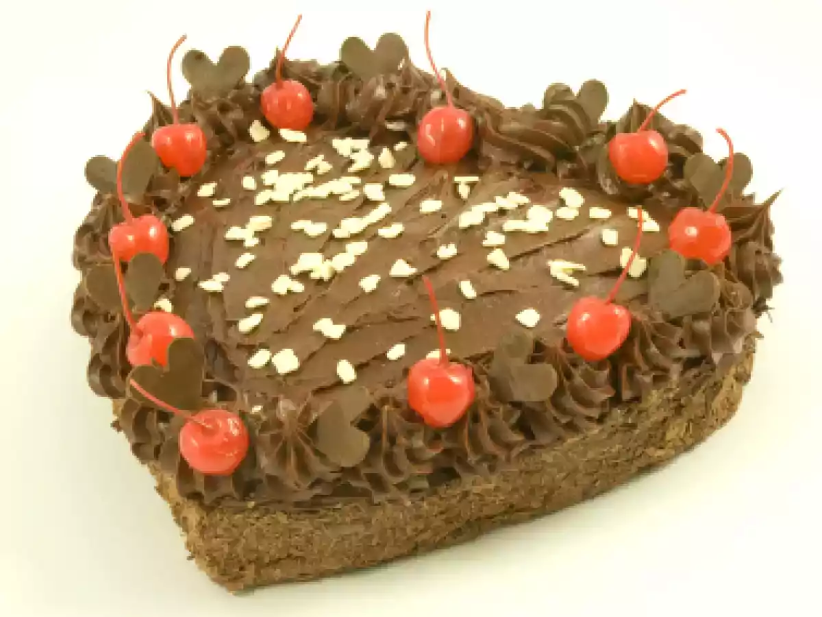 Le gâteau au chocolat de Valentine pour Valentin