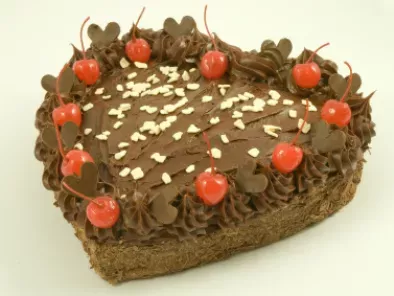 Le gâteau au chocolat de Valentine pour Valentin