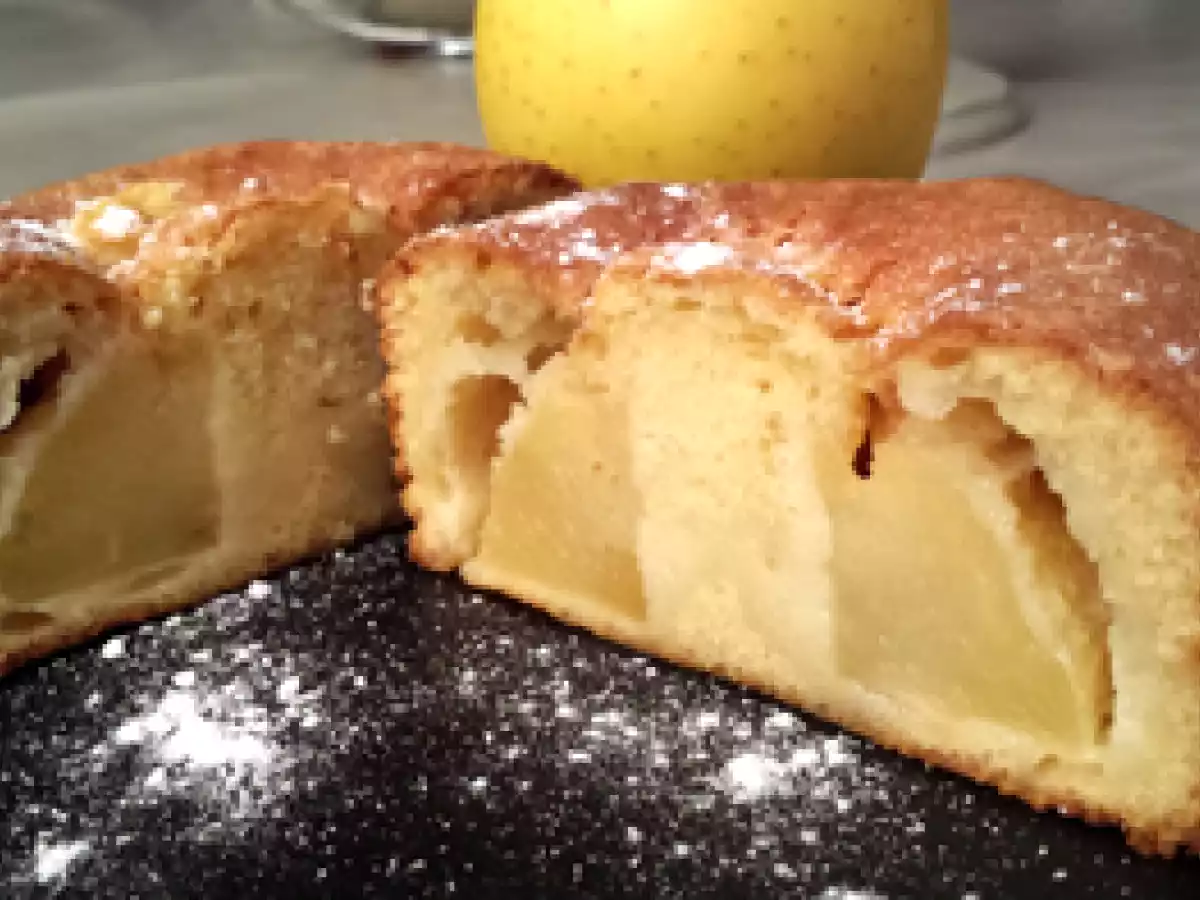 Le gâteau au yaourt aux pommes - Recette Thermomix