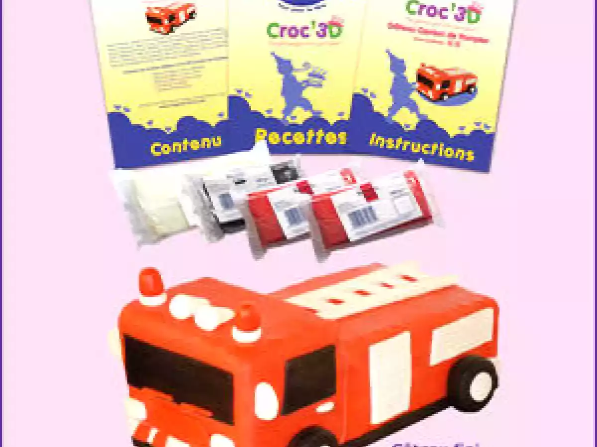 Le gâteau camion de pompiers - photo 3