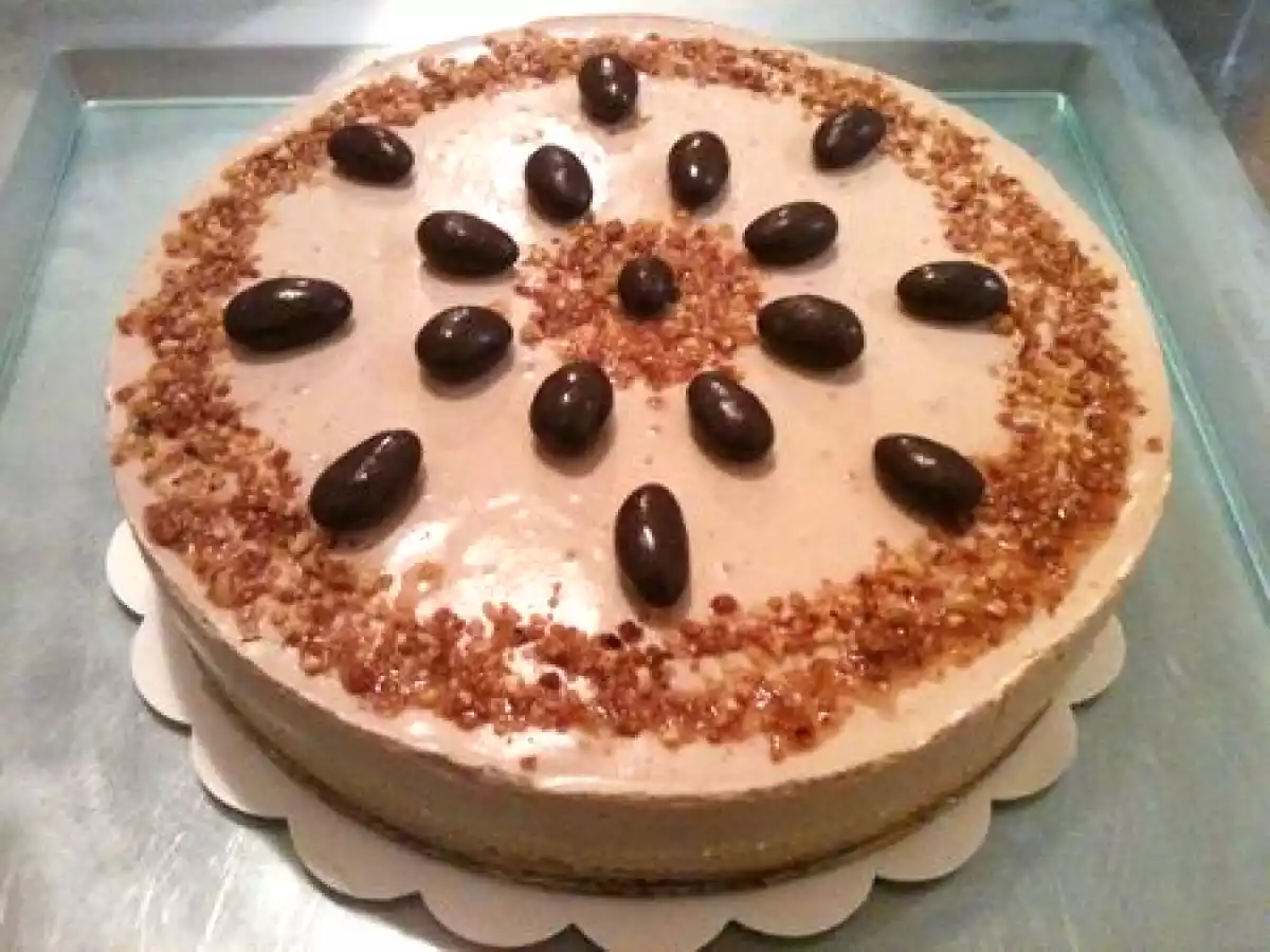 Le gâteau chocolat praliné caramel de Milena