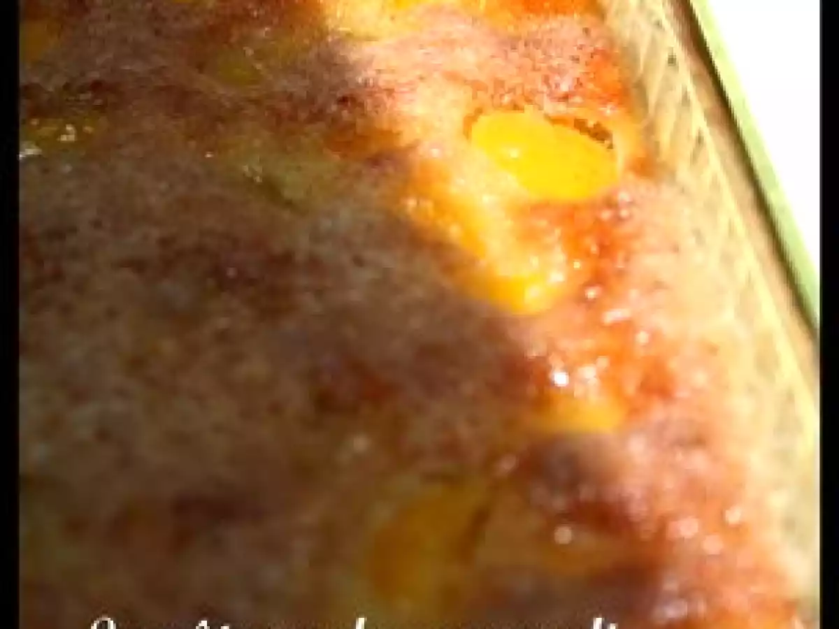 Le gâteau du Mercredi aux pêches