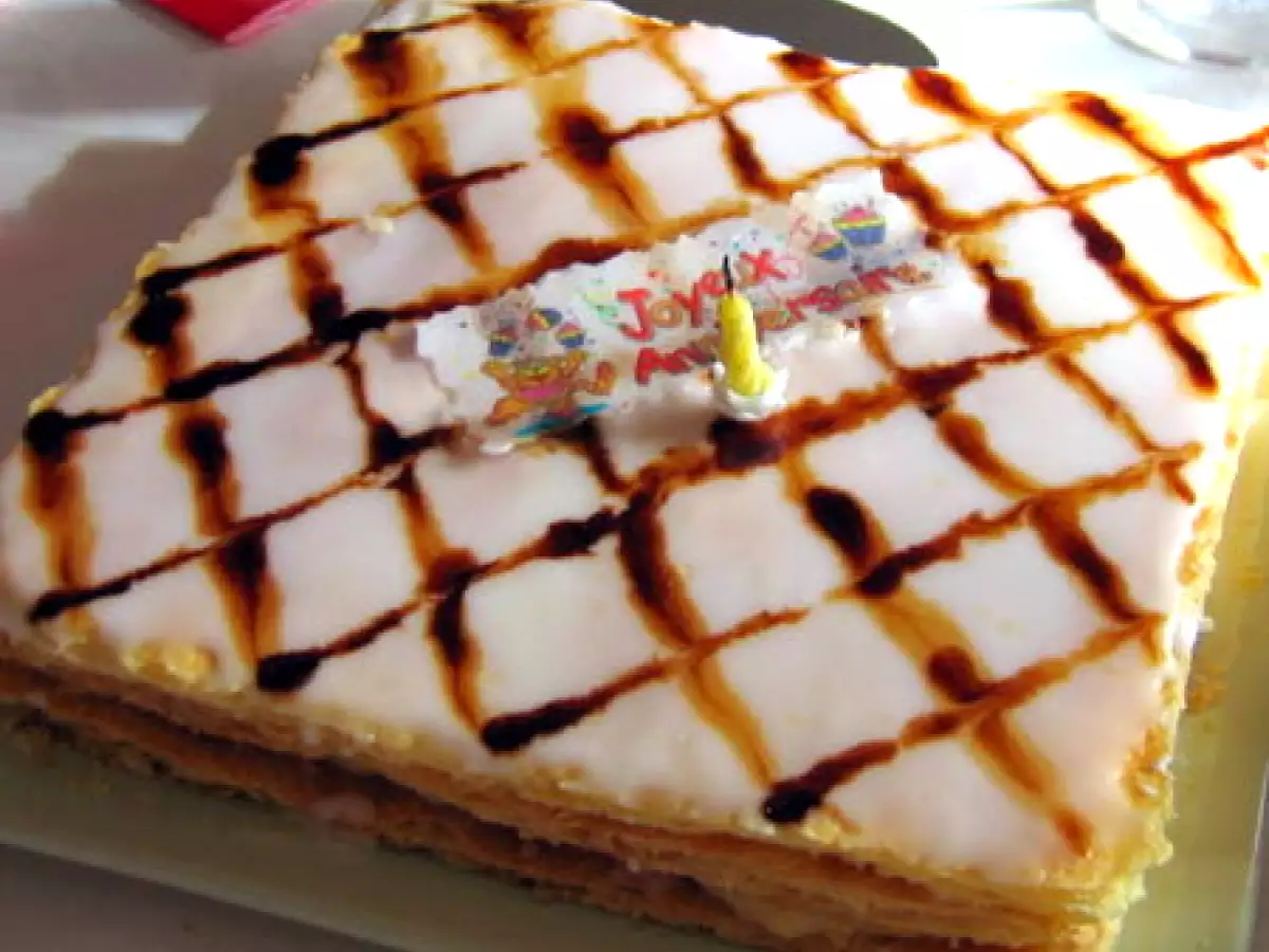 Le gâteau préféré des enfants: le mille-feuille