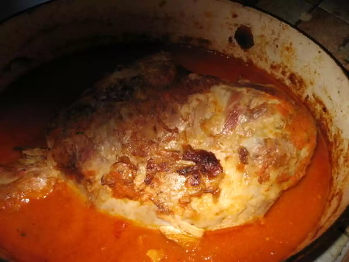 Le gigot d'agneau àl a cuillère