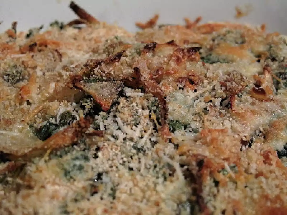 Le gratin de fanes de radis