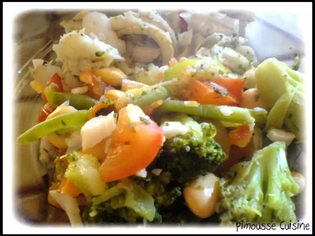 Le lingre et ses légumes pochés