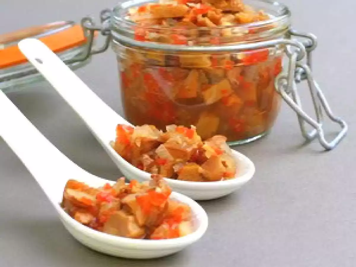 Le mariage de la chanterelle et de la gentiane d'après Régis Marcon