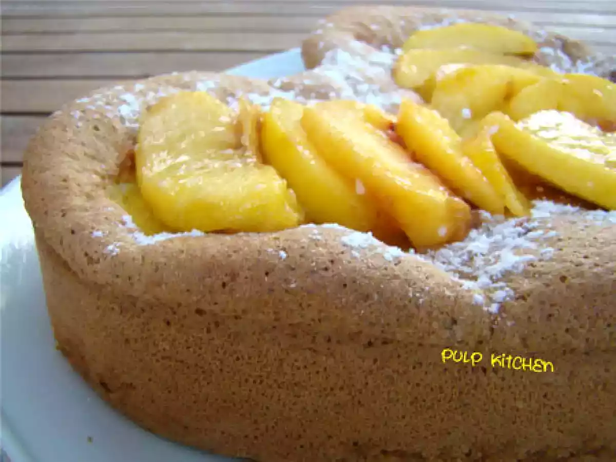 Le moelleux aux pêches sans le beurre - photo 2