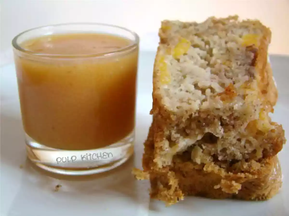 Le moelleux aux pêches sans le beurre - photo 4