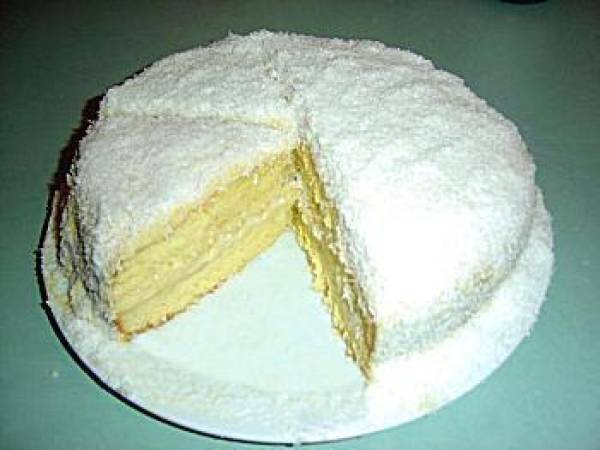 Le mont blanc (gateau antillais crème coco)