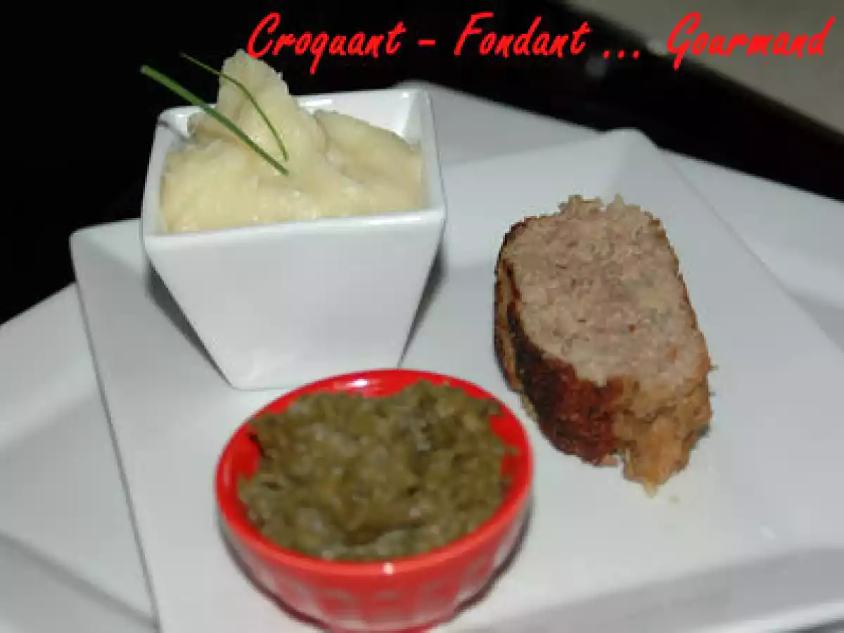 LE PLAT : POLPETTONE RUSTIQUE et sa GARNITURE de LÉGUMES - photo 5