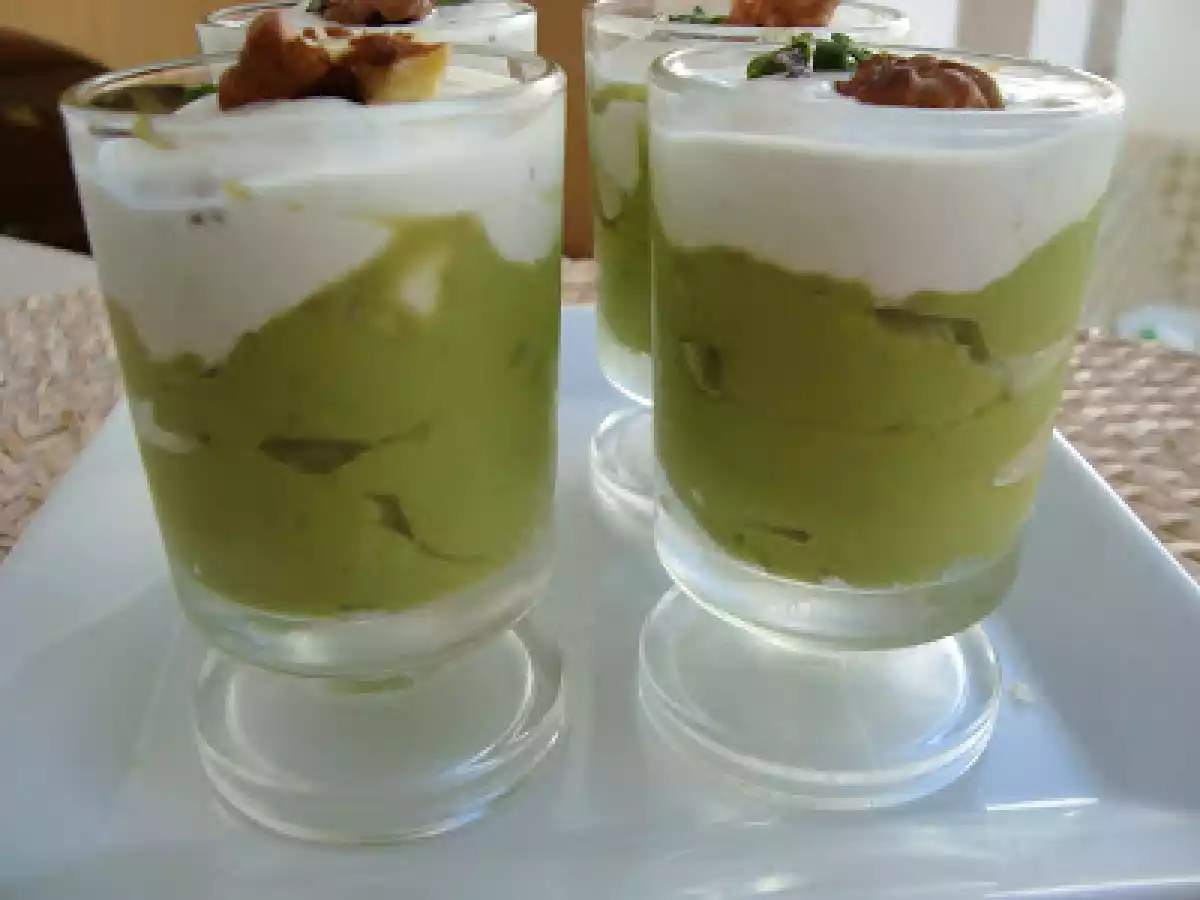 Le plein de vert:Verrines à l'avocat et bricks aux épinards - photo 3