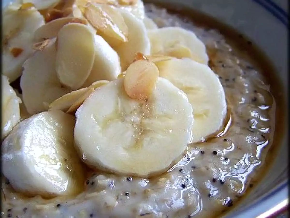 Le porridge à la banane, cannelle et graines de pavot de Jamie Oliver