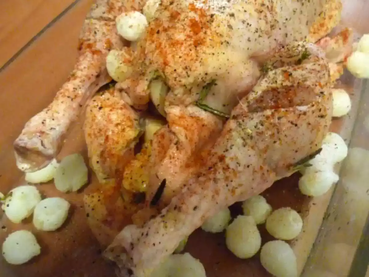 Le poulet rôti du dimanche et ses pommes-de-terre au romarin