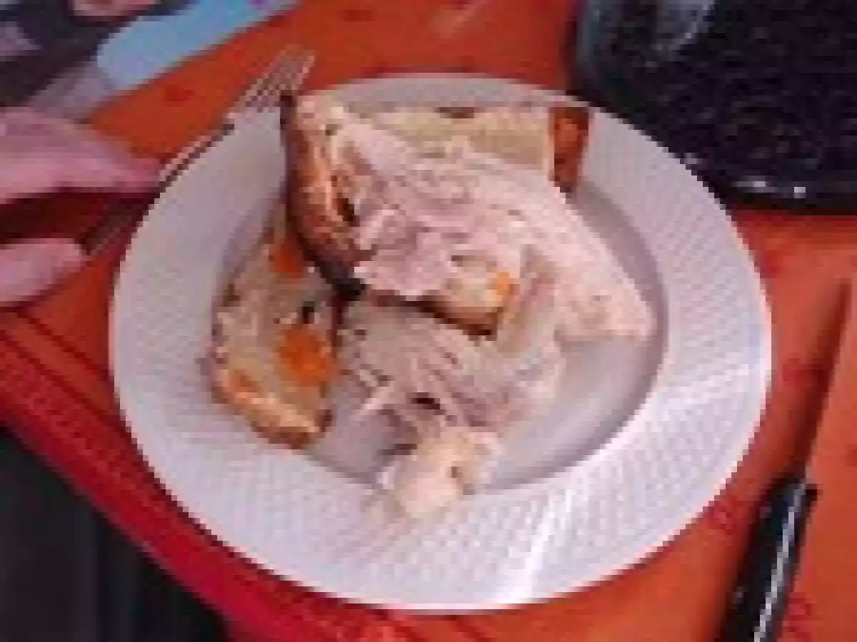 Le retour de la bourrique avec son poulet en croute de pain