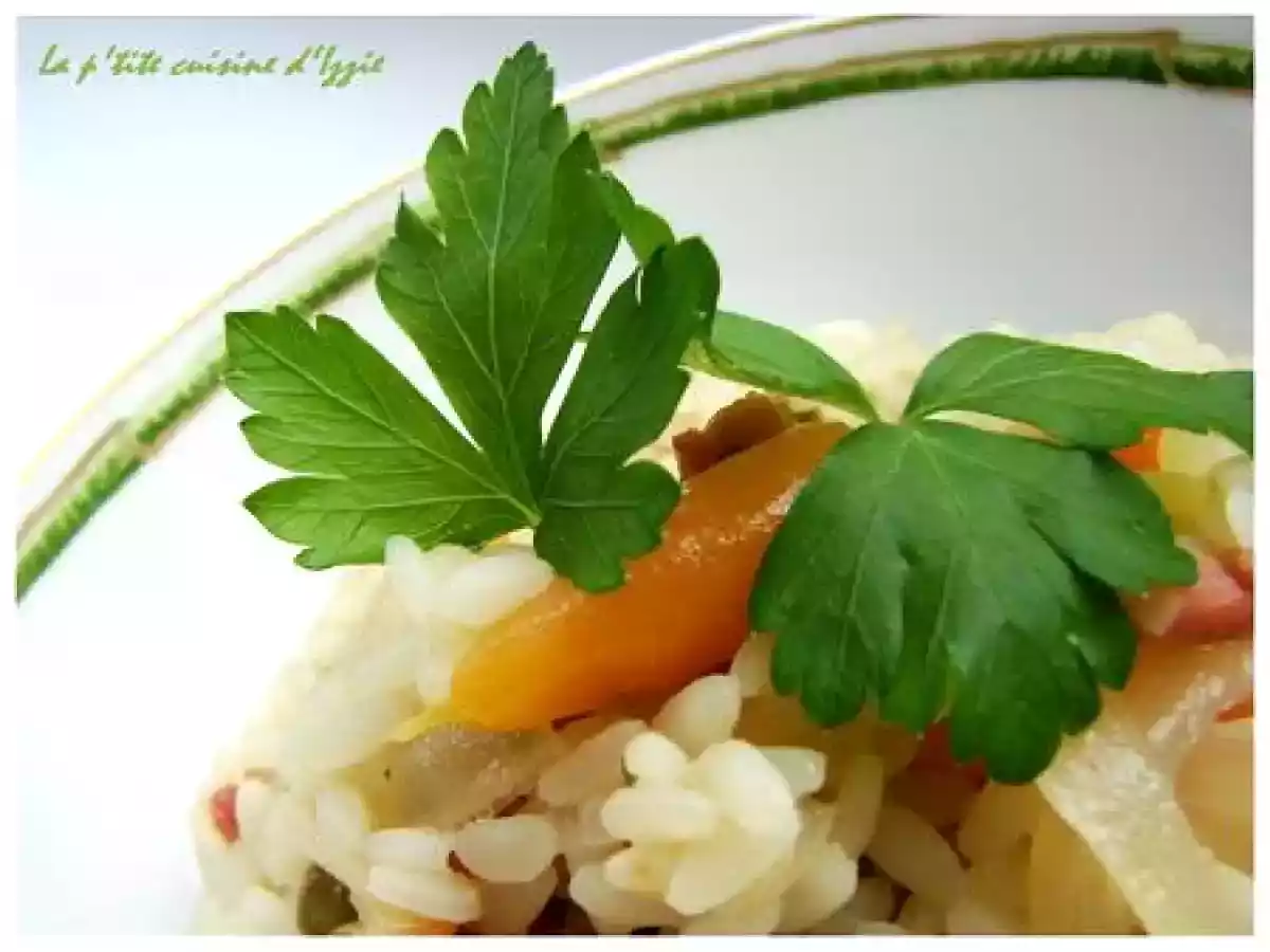 Le risotto fond de placard, c'est trop facile!!!