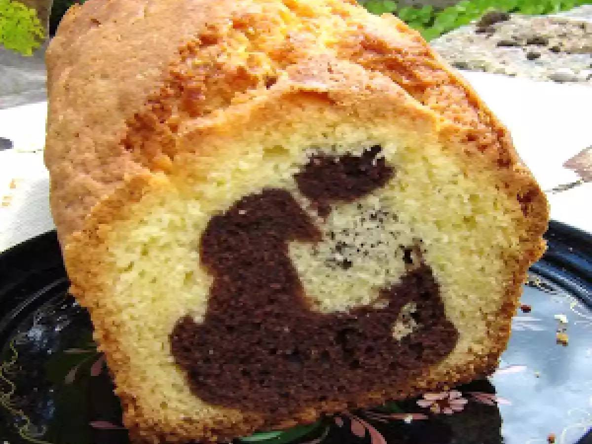 Le roi de la savane: le gâteau marbré