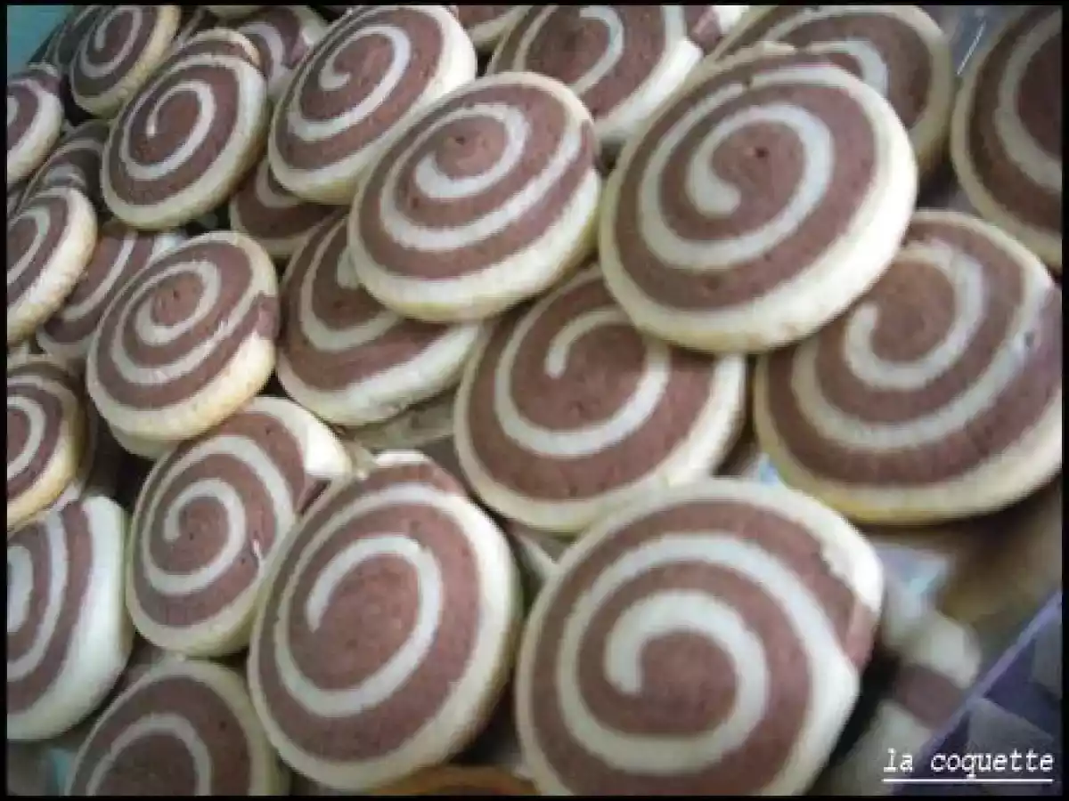 Le sablé marbré en spirale. - photo 3