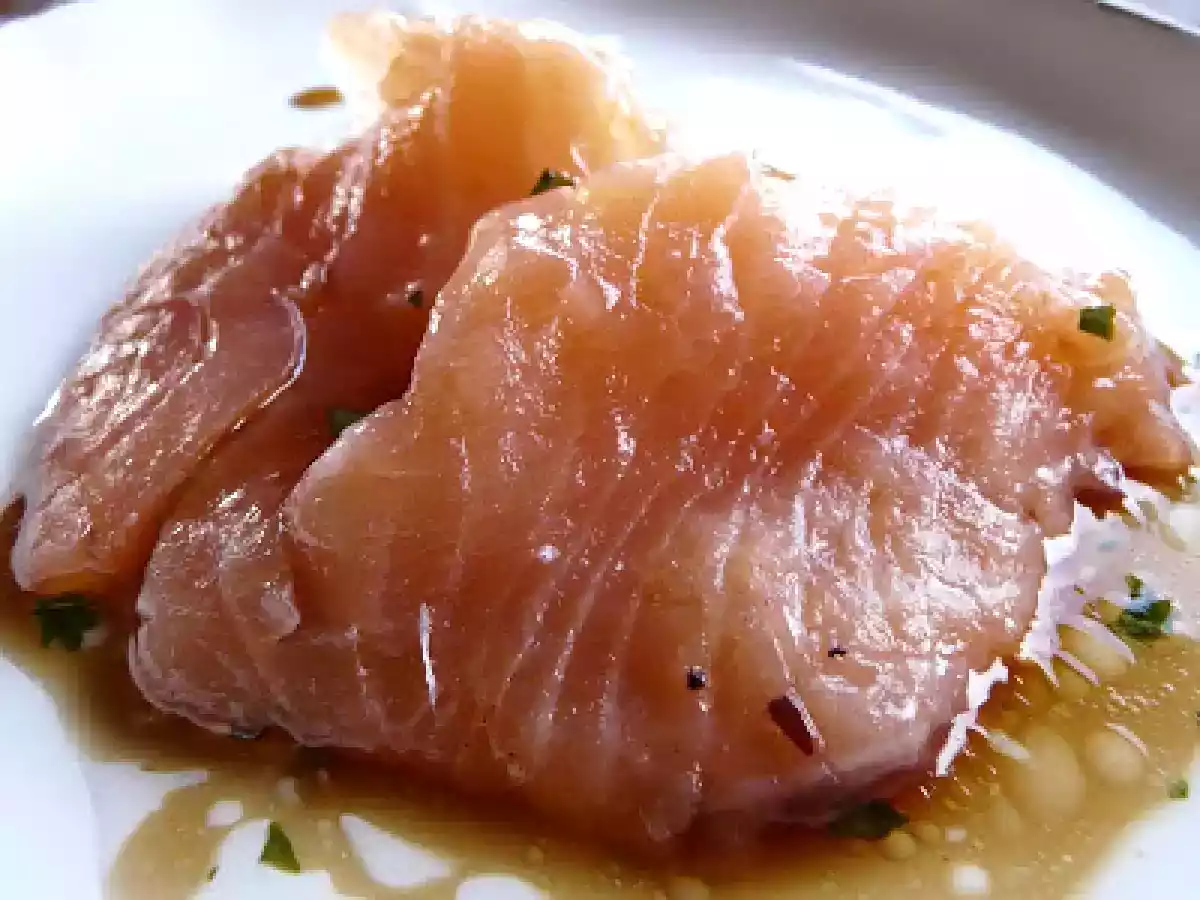 Le saumon mariné à la danoise