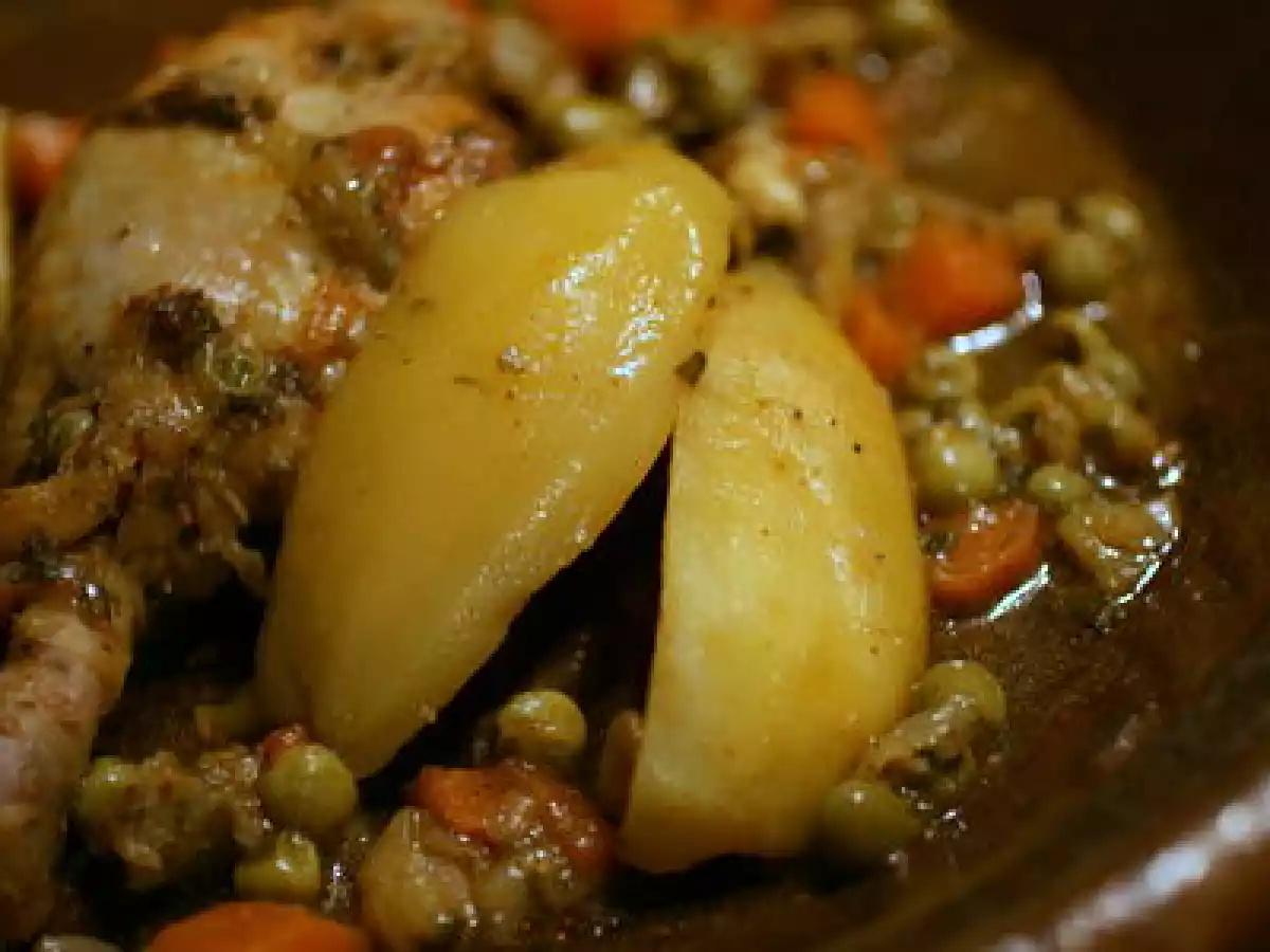 Le tajine du quotidien : poulet et petits légumes