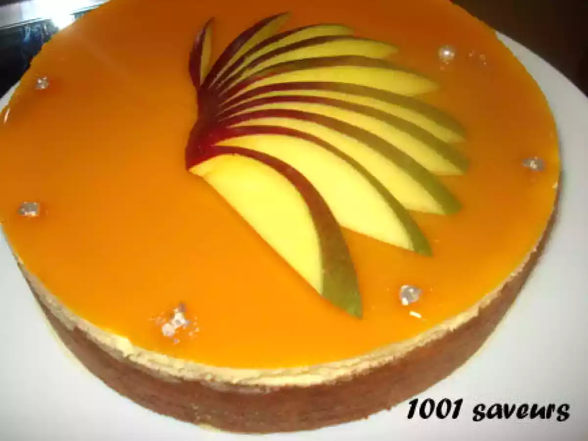 Le Tiffany (Entremets Mangue, Framboise et Ananas)