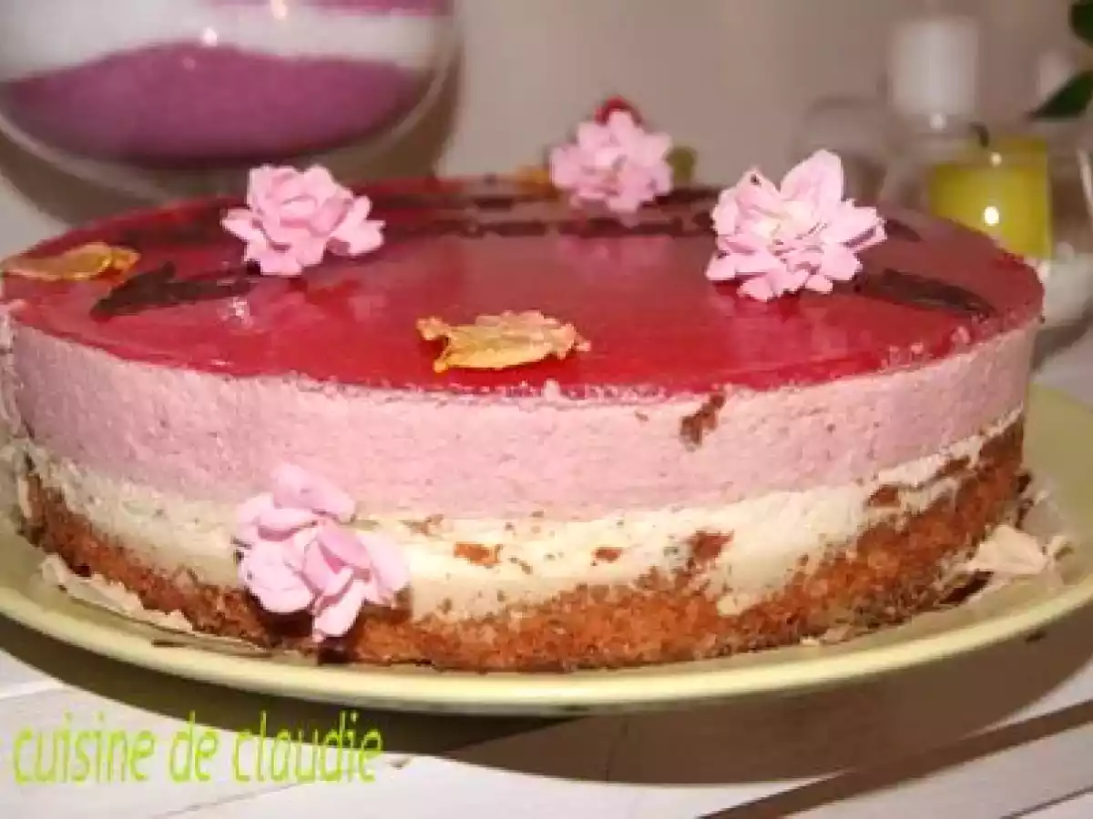 Le vanille fraise au coeur croustillant