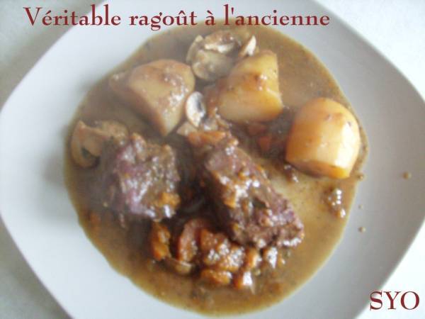 Le Véritable Ragoût de porc à l'Ancienne, de Mamigoz.