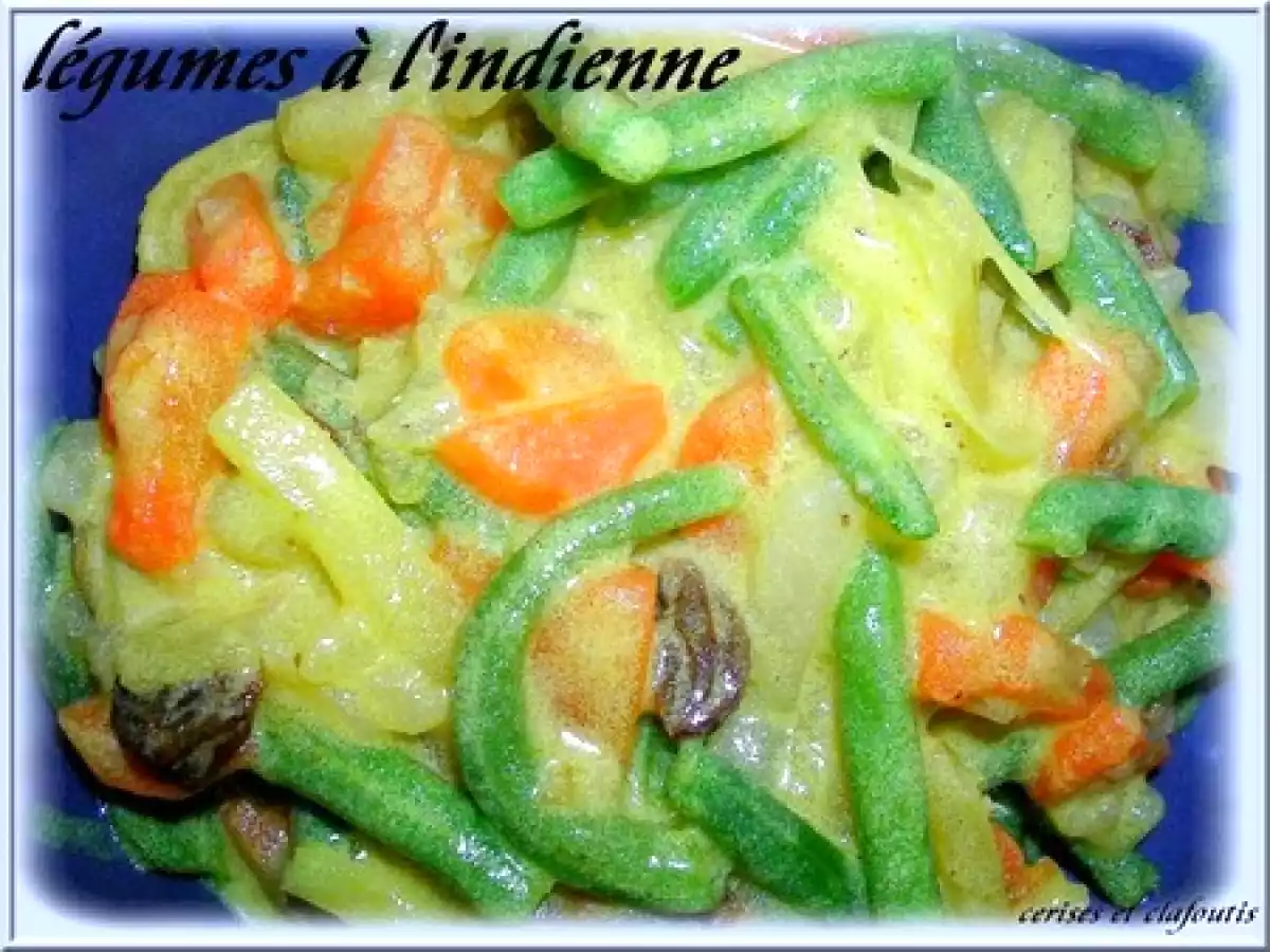 LEGUMES à L'INDIENNE SAUCE AU YAOURT - photo 2